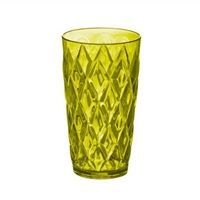 Crystal glas i plastik - Olivengr�n (450 ml.) 